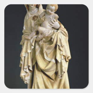 Adesivo Quadrado O Krumauer Madonna, c.1400