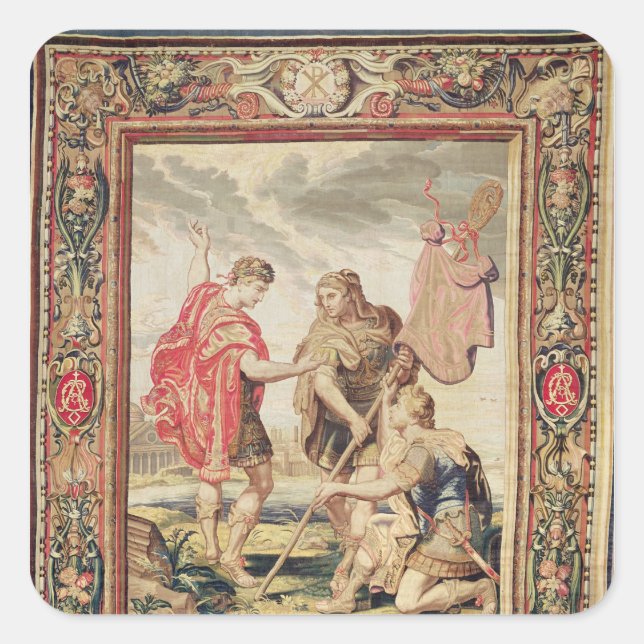 Adesivo Quadrado O Labarum, antes de 1663 (Frente)