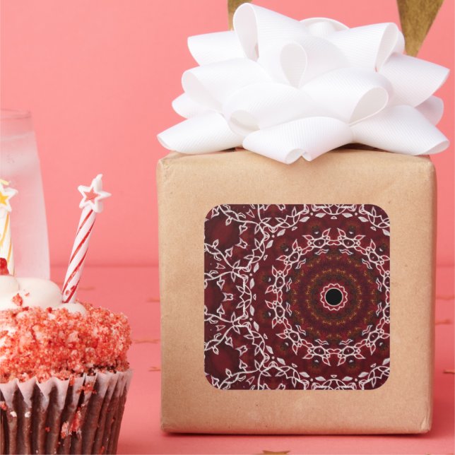 Adesivo Quadrado O Labirinto Escarlate (Festa)