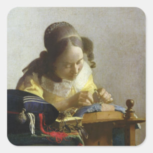 Adesivo Quadrado O Lacemaker, 1669-70