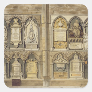 Adesivo Quadrado O lado oeste do canto do poeta, chapeia 24 'de