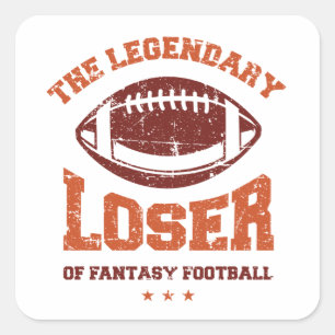 Adesivo Quadrado O Legendário Perdedor