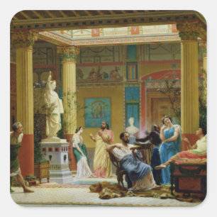 Adesivo Quadrado O Leitor e a esposa dos Diomedes