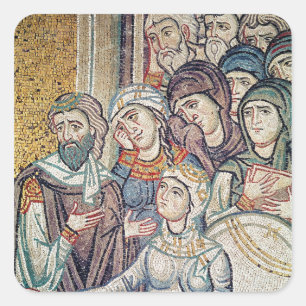 Adesivo Quadrado O Levantamento da Filha de Jairus