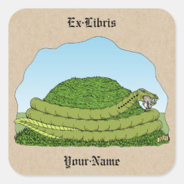 Adesivo Quadrado O Livreto do Verme Lambton