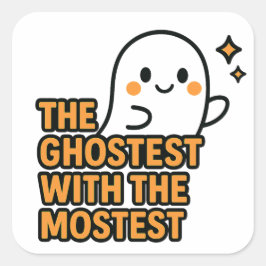 Adesivo Quadrado O Maior dos Fantasmas –
