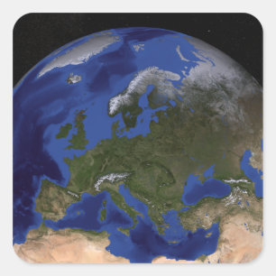 Adesivo Quadrado O Mármaco Azul Próxima Geração Terra 6