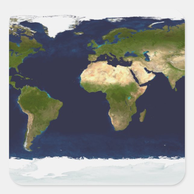 Adesivo Quadrado O mármore azul (Frente)