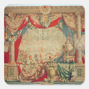 Adesivo Quadrado O mês de fevereiro