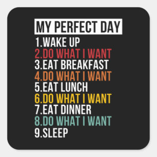 Adesivo Quadrado O meu prêmio de festa de aposentadoria perfeito