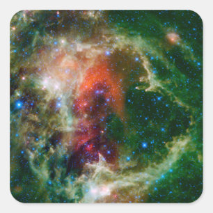 Adesivo Quadrado O mosaico é da nebulosa da alma