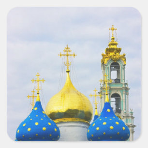 Adesivo Quadrado O Mosteiro Trinity Sergiev, Sergiev-Posad