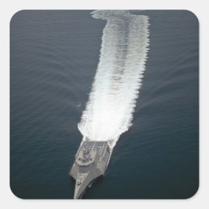 Adesivo Quadrado O navio de combate litoral Independência 2