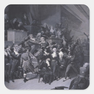 Adesivo Quadrado O nono Thermidor, c.1840