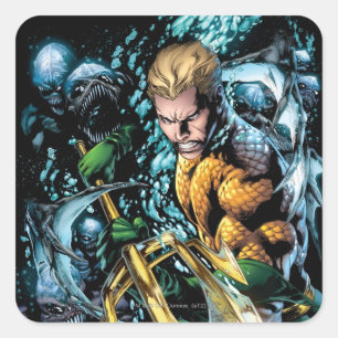 Adesivo Quadrado O novo 52 - Aquaman #1