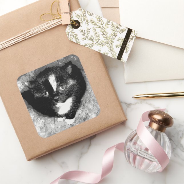 Adesivo Quadrado O Observador Silencioso (Presentear)