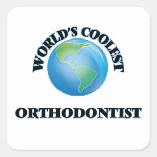 Adesivo Quadrado O Orthodontist o mais fresco do mundo