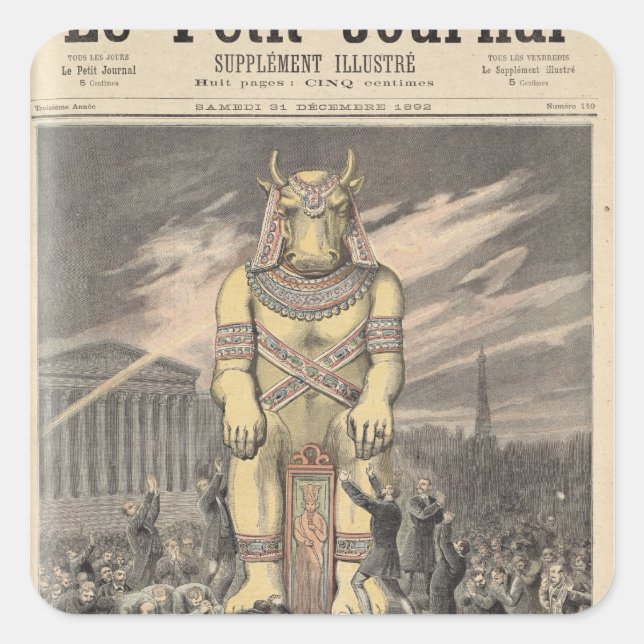 ADESIVO QUADRADO O OURO (Frente)