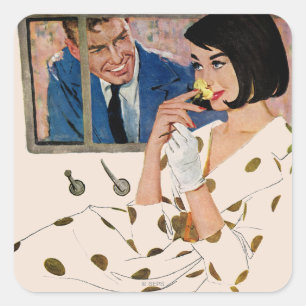 Adesivo Quadrado O ouro aumentou