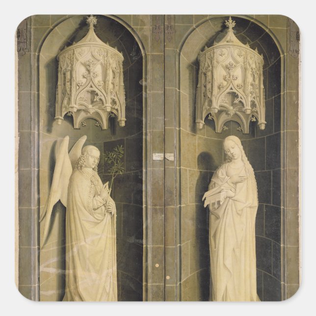 Adesivo Quadrado O painel externo do Triptych (Frente)