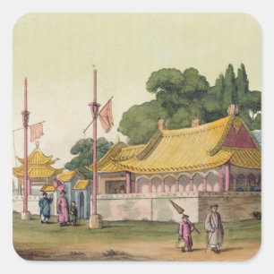 Adesivo Quadrado O palácio imperial, Tokyo, chapeia 54 'de Le Traj