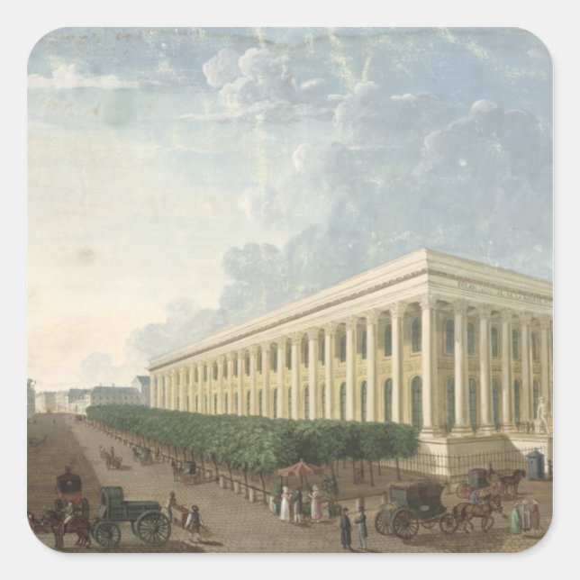 Adesivo Quadrado O Palais de la BCourse (Frente)