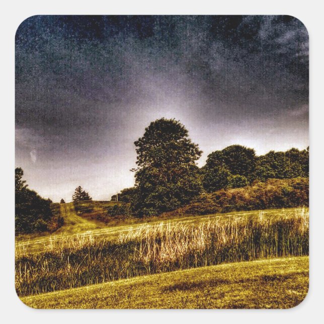 Adesivo Quadrado O Parque Incrível (Frente)