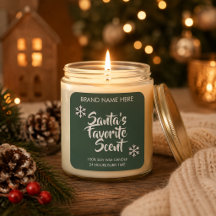 O Perfume Favorito do Papai Noel | Rótulos Moderno