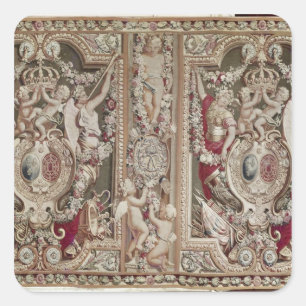 Adesivo Quadrado O Portiere do famoso Workshop de Gobelins