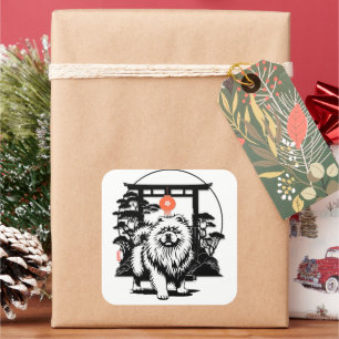 Adesivo Quadrado O PORTO DA LUA Chow