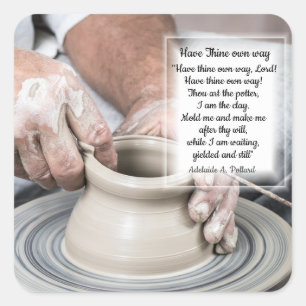 Adesivo Quadrado O Potter no trabalho, faça o seu jeito, Senhor Ret