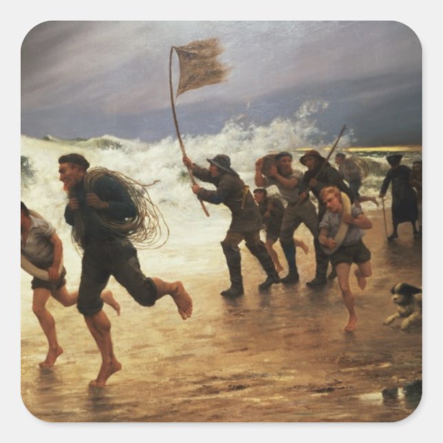 Adesivo Quadrado O resgate (Frente)