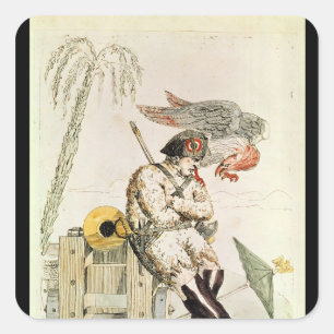 Adesivo Quadrado O Robinson novo de St Helena, 1815