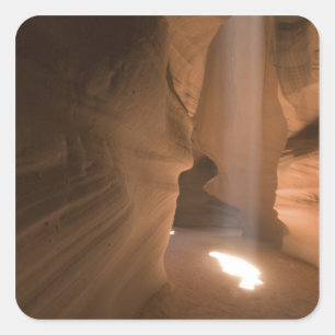 Adesivo Quadrado O saca-rolhas no Upper Antelope Canyon, Navajo 2