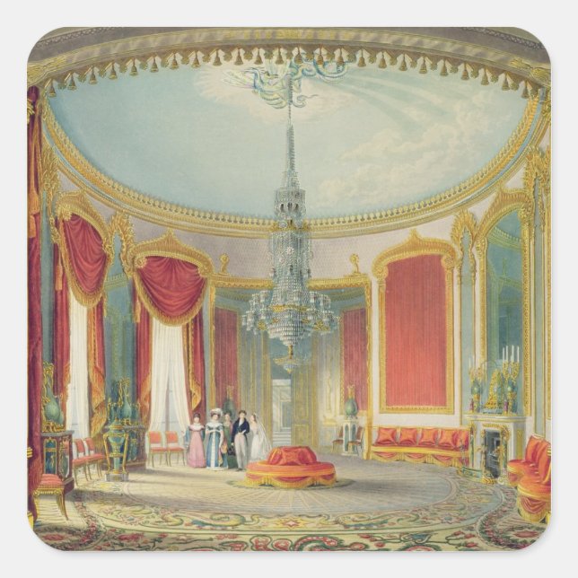 Adesivo Quadrado O Salão em fase final das Visões do Ro (Frente)