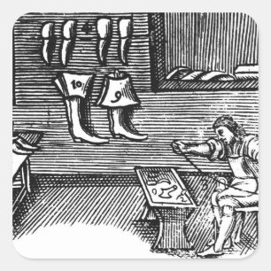 Adesivo Quadrado O Sapateiro