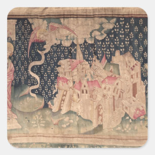 Adesivo Quadrado O segundo anjo anuncia a queda da Babilônia