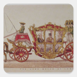 Adesivo Quadrado O Senhor Presidente da Câmara de Londres, 1853