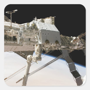 Adesivo Quadrado O sistema robótico Dextre construído no Canadá