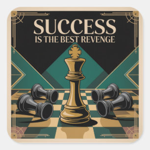 Adesivo Quadrado O Sucesso É A Melhor Vingança