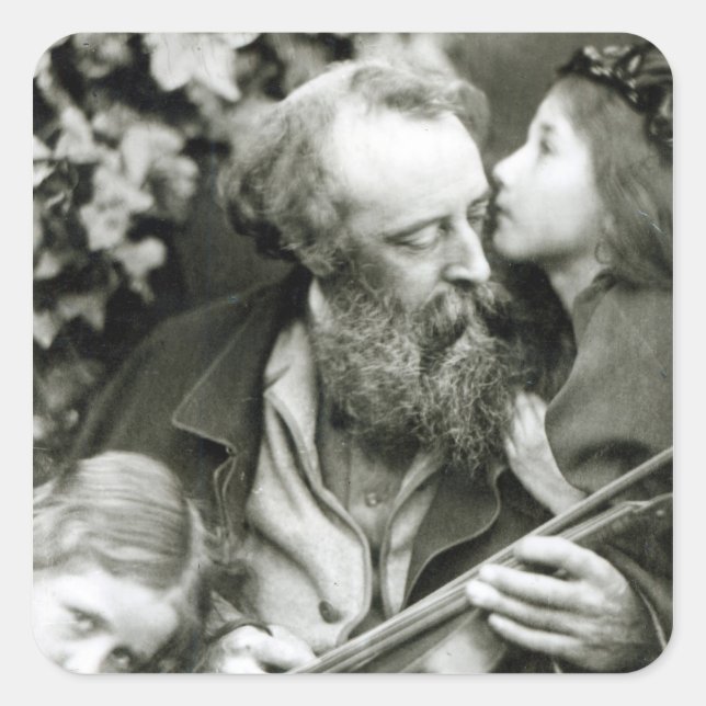 Adesivo Quadrado O Sussuro do Rosa (Frente)