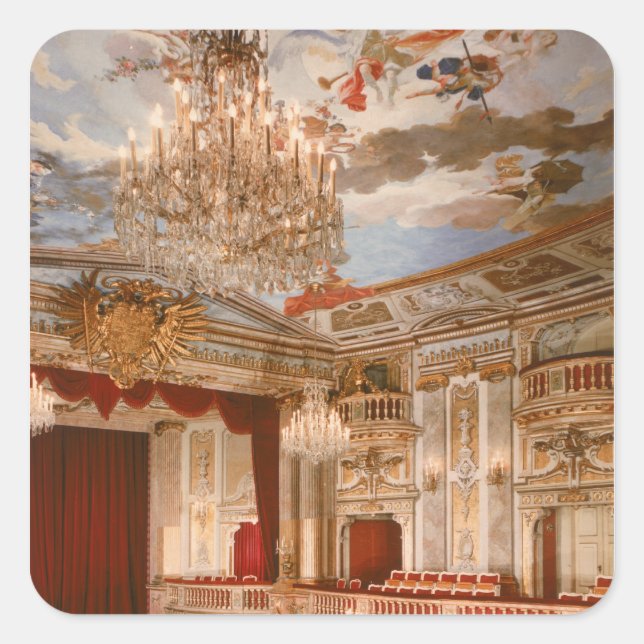 Adesivo Quadrado O Teatro (Frente)