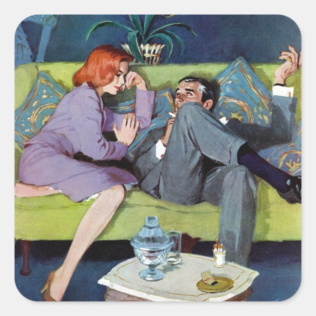 Adesivo Quadrado O último ataque do Monte Negro (Frente)