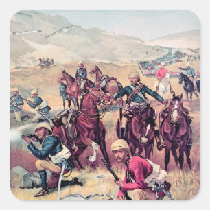 Adesivo Quadrado O último tiro no Sudão