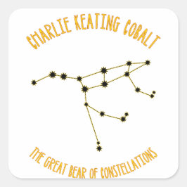 Adesivo Quadrado O Urso do Excelente