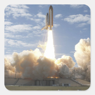 Adesivo Quadrado O vaivém espacial Atlantis tira 10