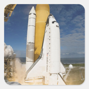 Adesivo Quadrado O vaivém espacial Atlantis tira 12