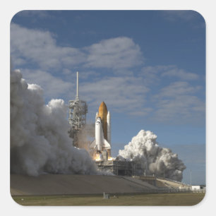 Adesivo Quadrado O vaivém espacial Atlantis tira 23