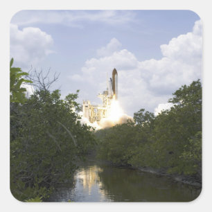 Adesivo Quadrado O vaivém espacial Atlantis tira 25