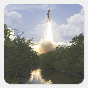 Adesivo Quadrado O vaivém espacial Atlantis tira 26